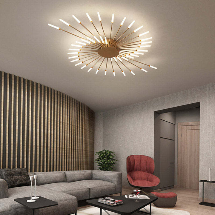 Moderner Kronleuchter für Wohnzimmer mit LED-Lampen