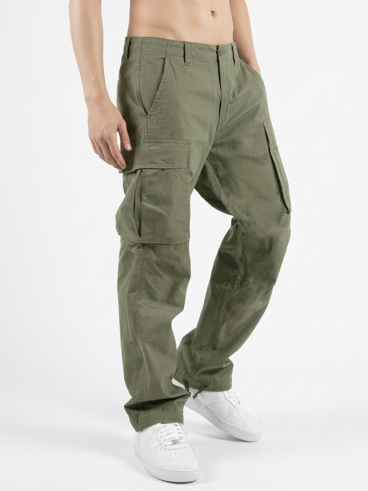 Herren Stretch-Cargohose mit mehreren Taschen für Herbst & Alltag