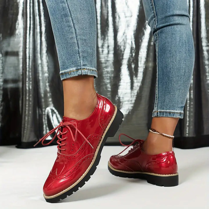 Damen Klobige Oxford Schuhe Stilvoll & Komfortabel