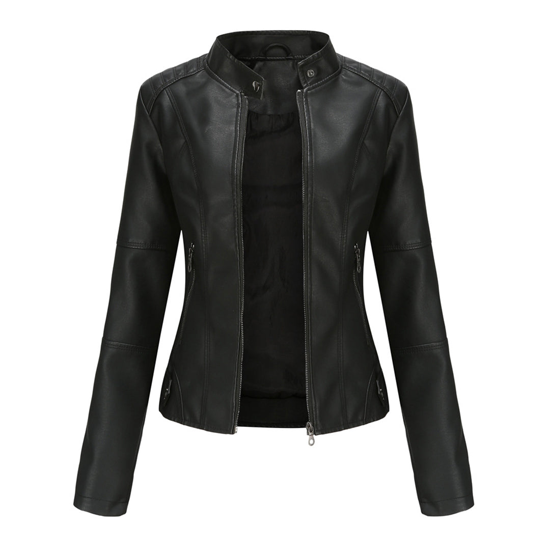 Taillierte Damenjacke in figurbetonter Passform, perfekt als Übergangsjacke für stilvolle Looks.