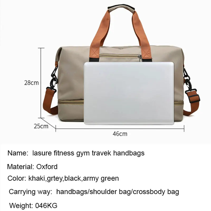 "FlexFit Pro Duffel: Vielseitige, robuste Tasche aus Nylon mit speziellem Schuhfach und abnehmbarem Schultergurt."
