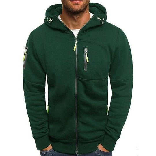 Locker sitzender Herren Kapuzenpullover für Herbst & Winter; ideal für Freizeit und Casual-Mode.