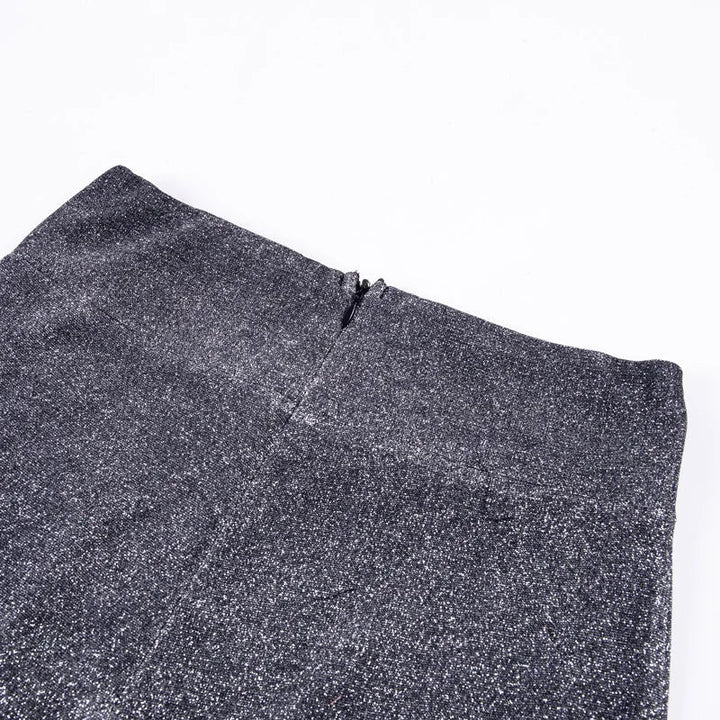 Modische Glitzerhose für Frauen, hoher Bund, glänzend & bequem, ein Must-have für Herbst/Winter.