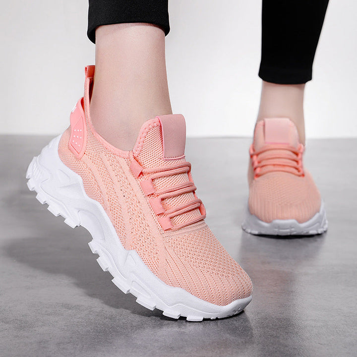 "Graue ortopädische Sneakers für Damen mit stoßdämpfenden Gel-Innensohlen und rutschfesten Sohlen, elegant und komfortabel."
