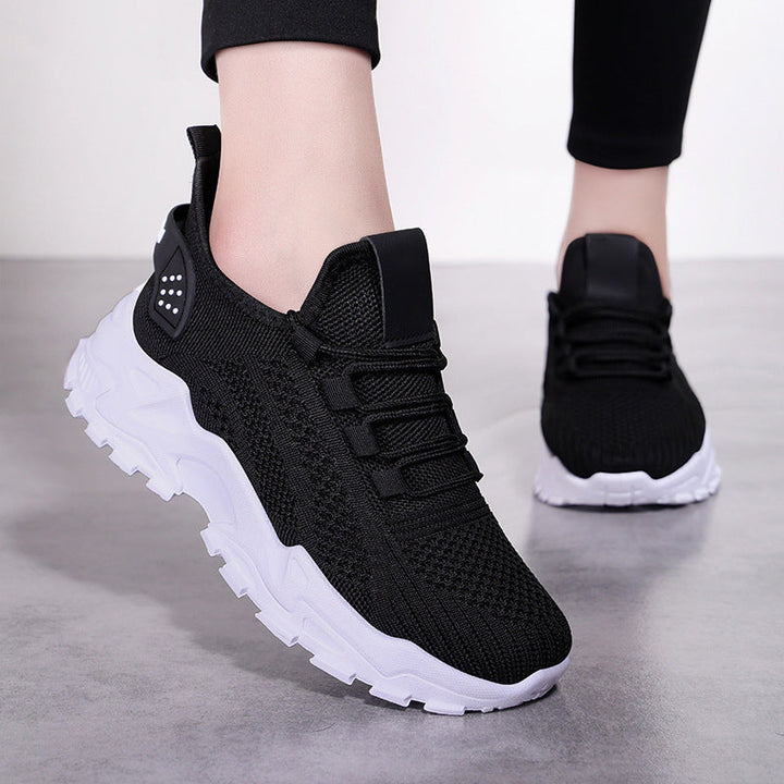 "Graue ortopädische Sneakers für Damen mit stoßdämpfenden Gel-Innensohlen und rutschfesten Sohlen, elegant und komfortabel."