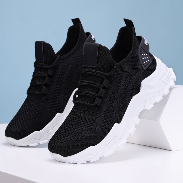 "Graue ortopädische Sneakers für Damen mit stoßdämpfenden Gel-Innensohlen und rutschfesten Sohlen, elegant und komfortabel."