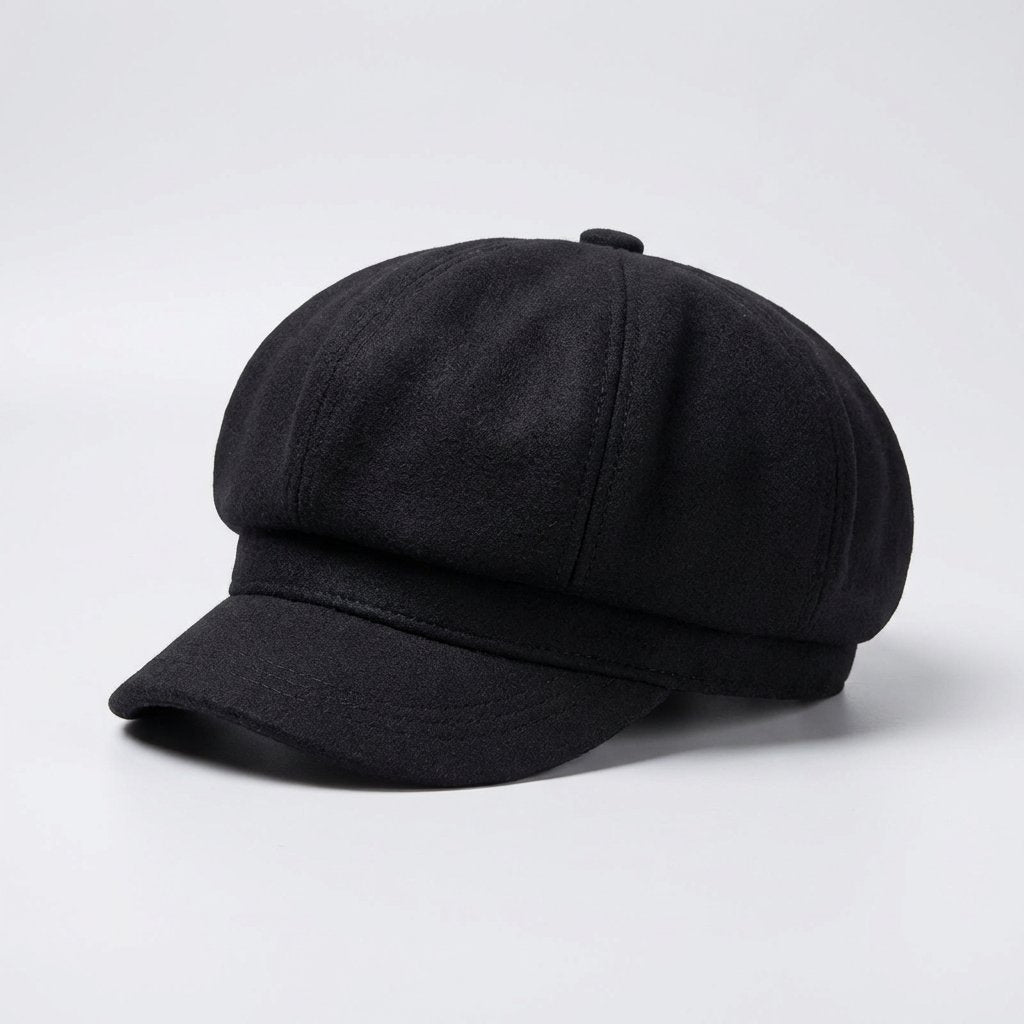 Gelbe Vintage Wintermütze im Ballon-Stil für Damen und Herren, Einheitsgröße, warm.