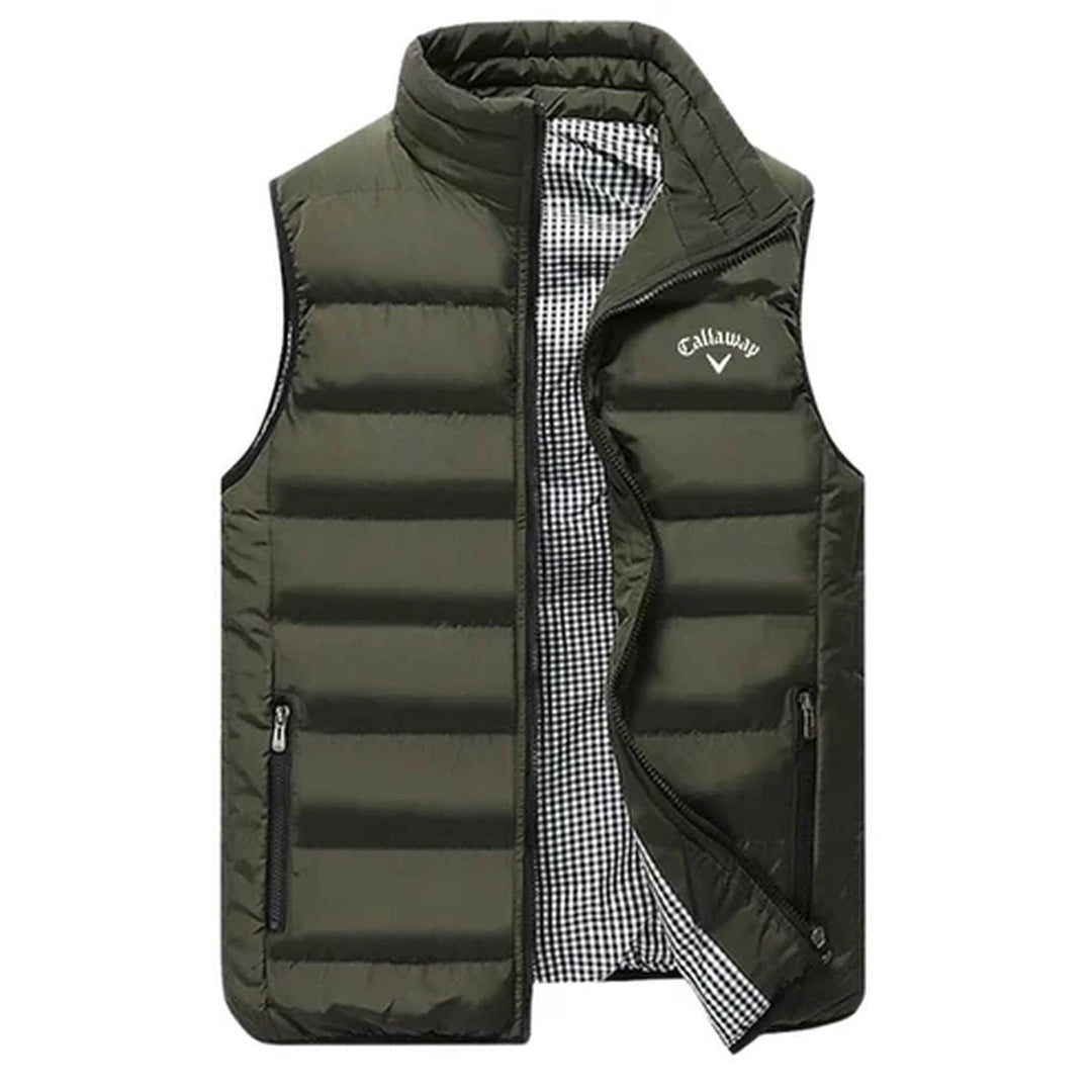 Vielseitiges Herren Gilet, warm & atmungsaktiv. Praktische, leichte Steppweste mit Reißverschluss für den Alltag & Sport.