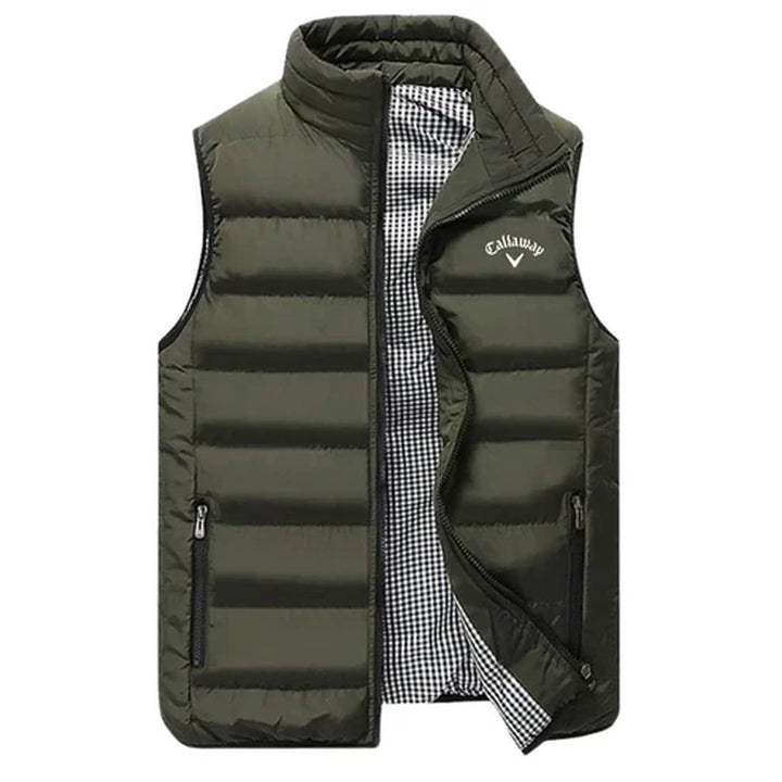 Vielseitiges Herren Gilet, warm & atmungsaktiv. Praktische, leichte Steppweste mit Reißverschluss für den Alltag & Sport.