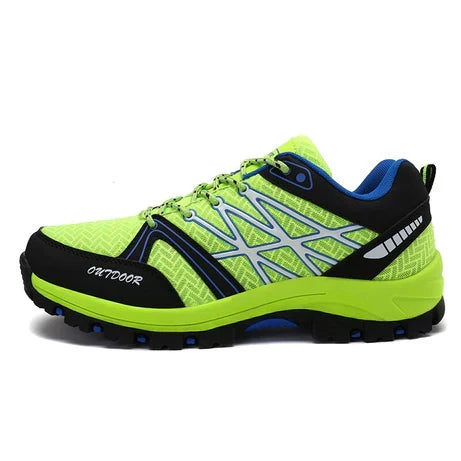 Nordpfad Damen Wanderschuh in Grau und Blau, Outdoor Freizeitschuh