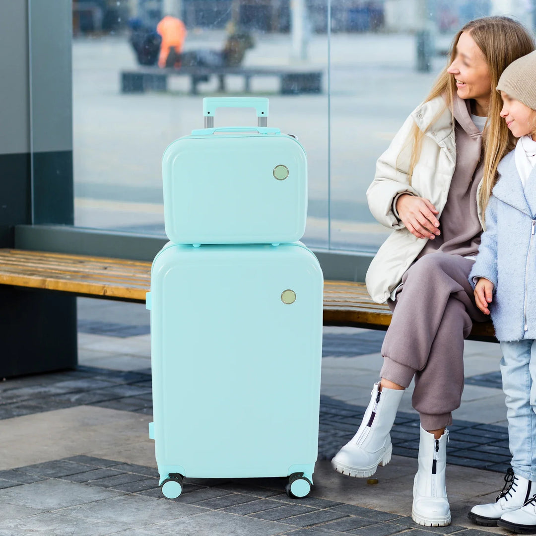 Elegantes Hartschalen-Reisekoffer-Set Vienna Duo mit cleverer Innenaufteilung für organisiertes Packen.