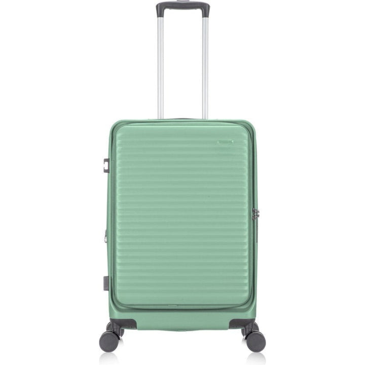 Hartschalenkoffer Vienna mit integriertem Laptopfach & TSA-Schloss; ideal für sichere Reisen.