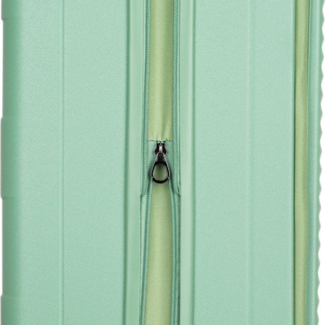 Spinner-Hartschalenkoffer Vienna mit leichtem Design, Laptopfach und integriertem TSA-Zahlenschloss.