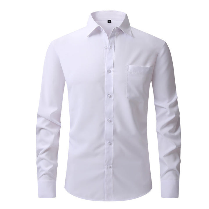 Hellblaues Sylerose Herren Langarm-Sommerhemd, Modern Fit, leicht & bequem für warme Tage.