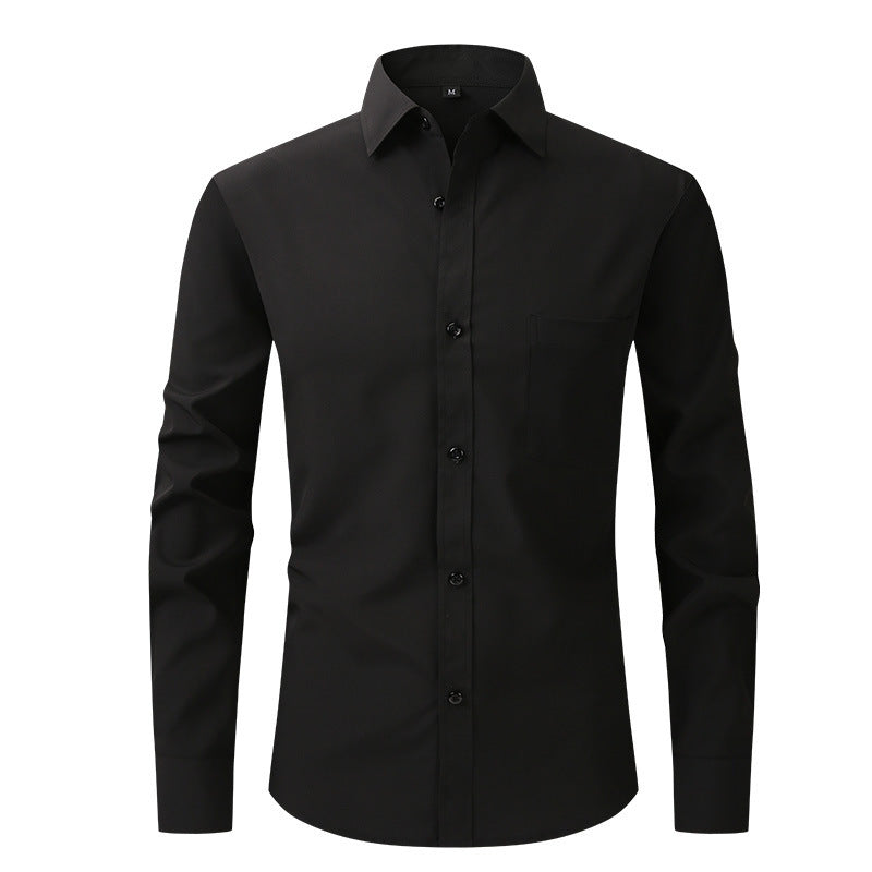 Leichtes hellblaues Herren Langarm-Sommerhemd, Modern Fit Freizeithemd, elegant & vielseitig.