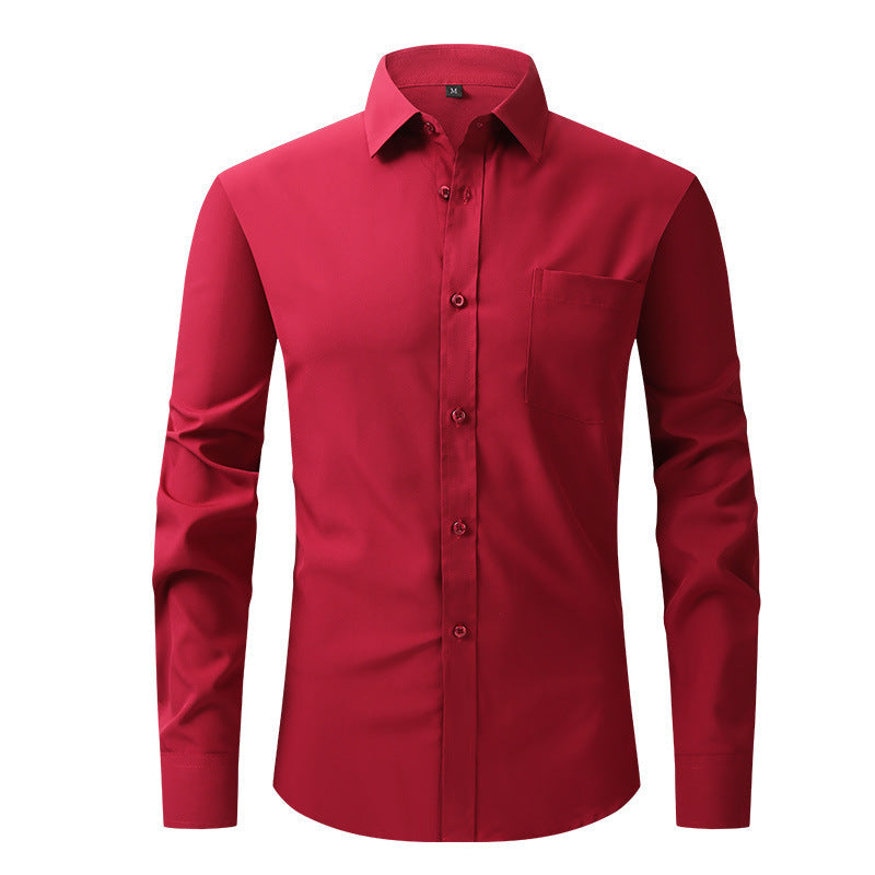 Weiches, leichtes hellblaues Herren Sommerhemd, Langarm, Modern Fit, hoher Tragekomfort im Sommer.