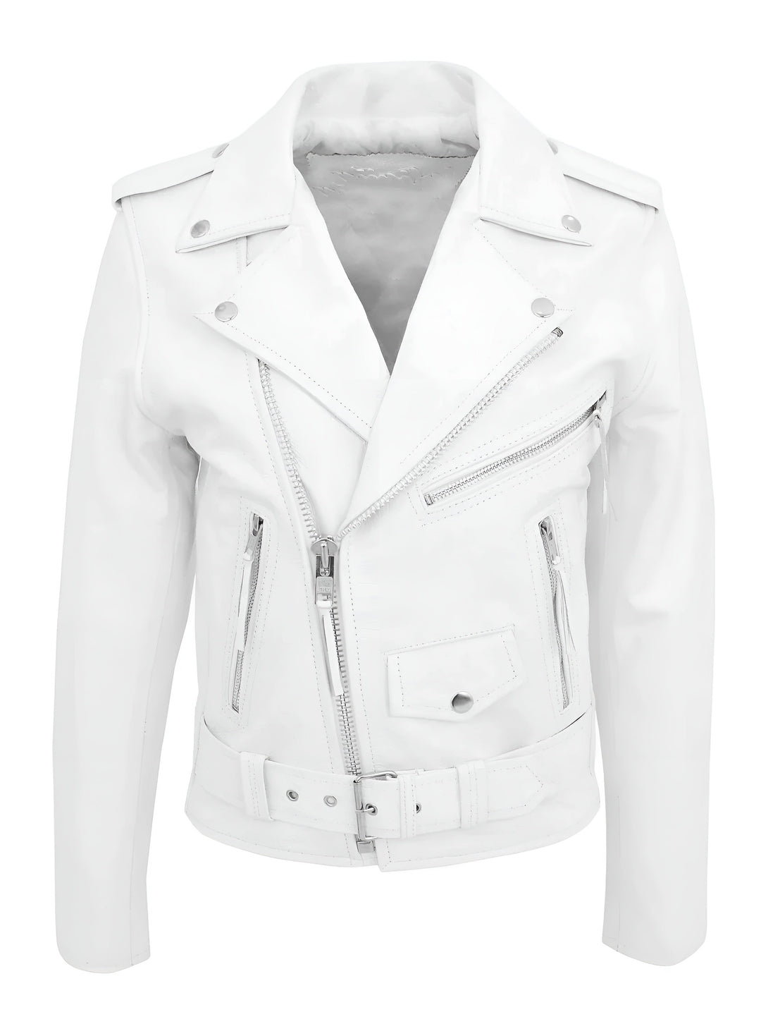 Warme und bequeme Austin Herren Bikerjacke schwarz, mit modischem Gürtel, ein Must-have für kalte Wintertage.