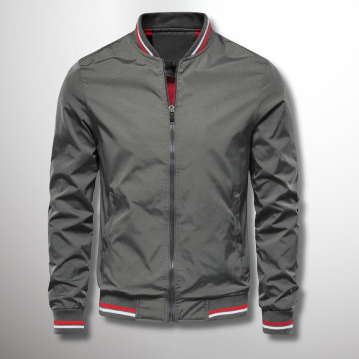 Wasserabweisende Herren Übergangsjacke mit Reißverschluss, modern und bequem für Frühling & Herbst.