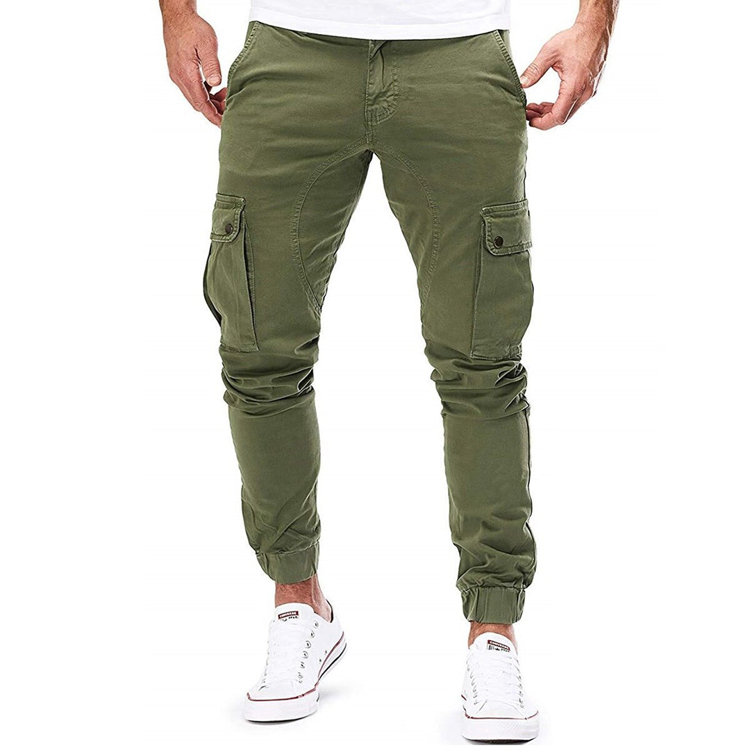 Robuste Herren Cargohose, langlebig und alltagstauglich, mit praktischen Seitentaschen für Essentials.