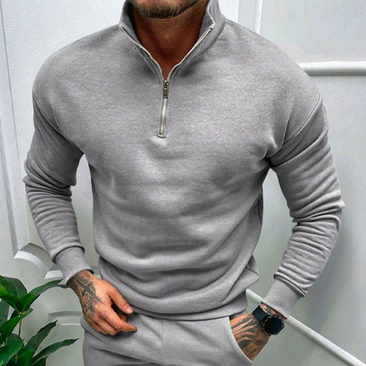 Hochwertiges Herren Casual Sweatshirt in Dunkelblau, perfekt für Freizeit & sportliche Alltagsoutfits.