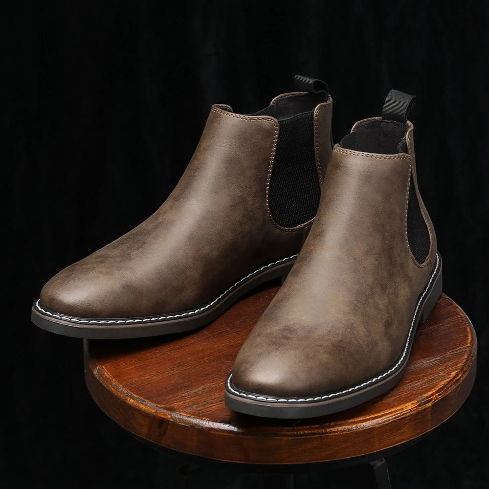 Stilvolle Herrenschuhe: Chelsea Stiefel; perfekt für Business-Looks & lässige Freizeit-Outfits; bequem.