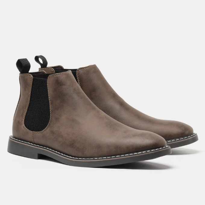 Slip-on Business Stiefel für Herren; elegante Chelsea Boots bieten Komfort und Stil für das Büro & Anlässe.