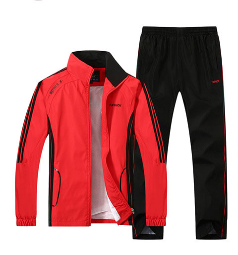 Trendiger Herren Langarm-Trainingsanzug. College-Stil für Sportbekleidung, Freizeit & bequeme Alltagsmode.