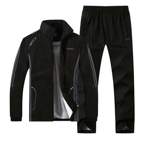 Lässiger Herren Freizeitanzug, Langarm-Set. Perfekt für den Alltag, gemütliche Stunden & entspannte Mode.