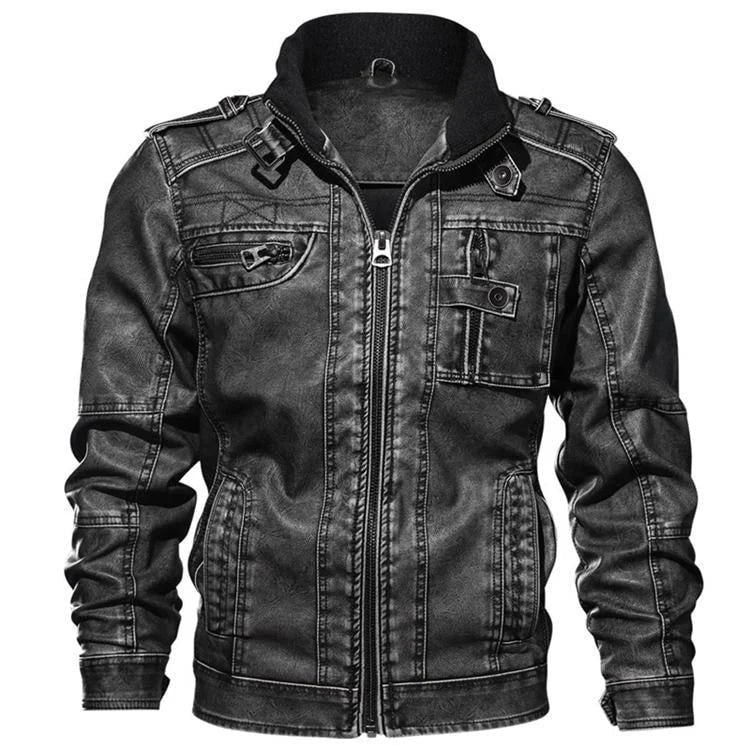 Herren Elegante Maßgeschneiderte Jacke für Herbst in Schwarz. Stilvolle Business & Freizeit Übergangsjacke.