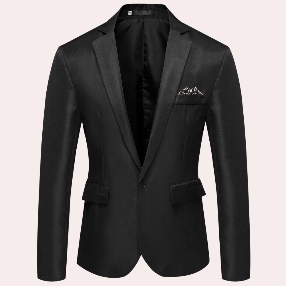 Herren eleganter Business Blazer in modernem Schnitt mit praktischer Brusttasche für stilvolle Anlässe.