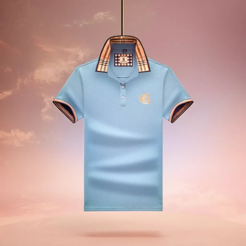 Zeitloses Herren Poloshirt, kurzärmelig, eine stilvolle Wahl für Freizeit und Business Casual.