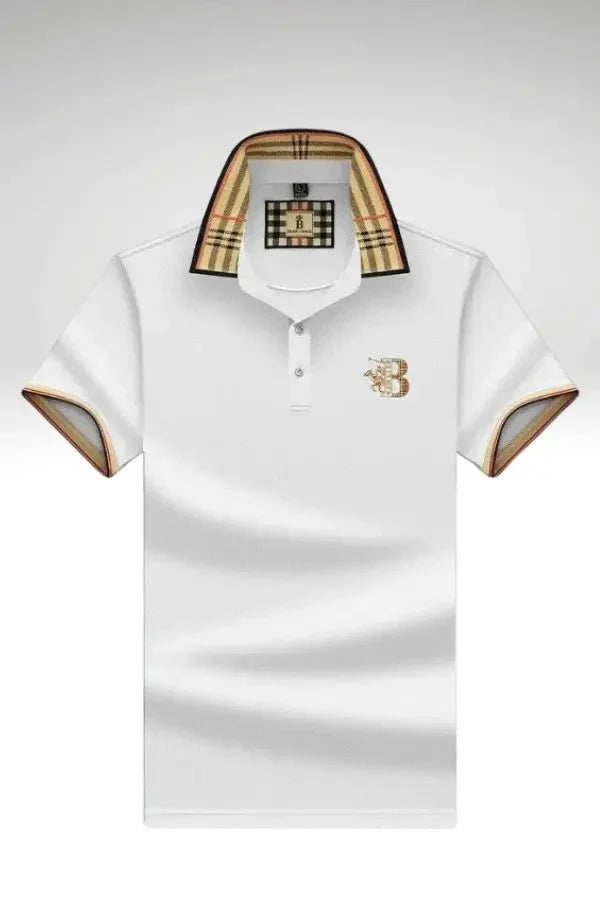 Modernes Herren Sommershirt, kurzärmelig, kombiniert Freizeitmode mit zeitlosem Stil.