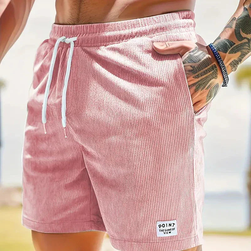 Mehrfarbige Herren Freizeithose, modisch & atmungsaktiv, die perfekte Wahl für warme Tage.