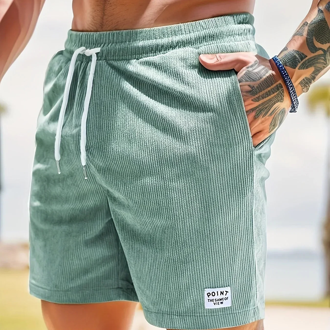 Leichte Herren Kurzarmhose, perfekt für warme Tage & Freizeitaktivitäten, mehrfarbig.