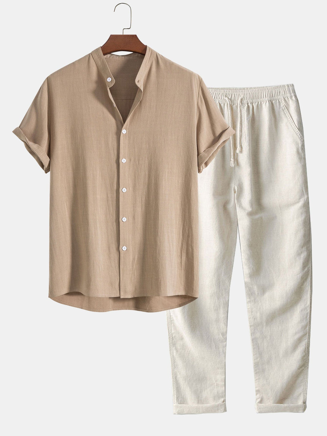Herren Zweiteiler Set: Komfortable, lässige Herrenmode für Freizeit. Perfekt für Sommer, Strand & alltäglichen Gebrauch.