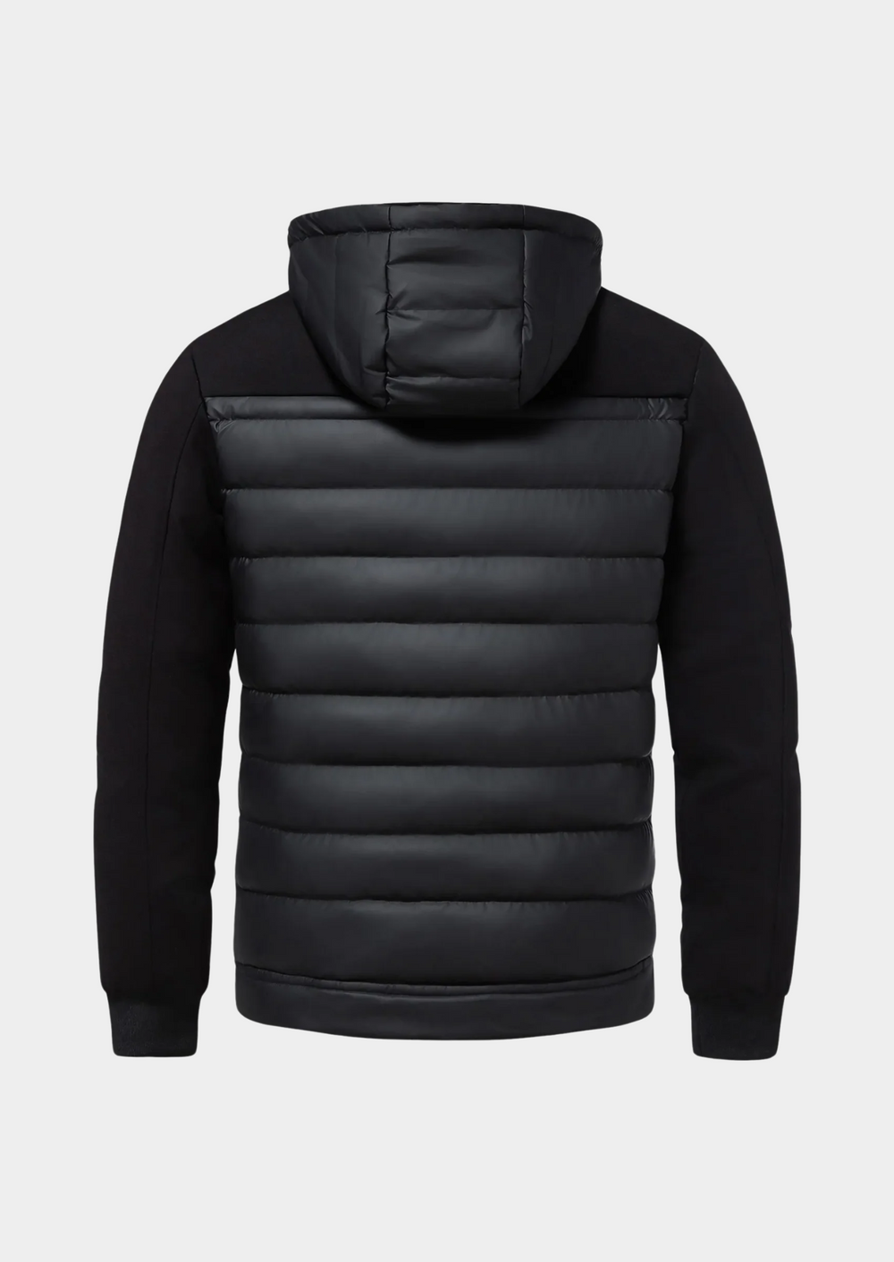 Moderne Herren Outdoorjacke mit Reißverschluss, abnehmbarer Kapuze und praktischen Seitentaschen. Perfekt für Herbst/Winter.