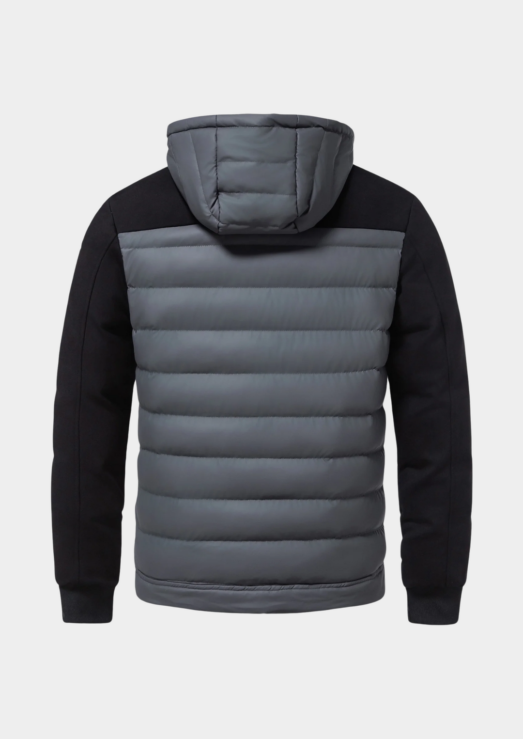 Vielseitige Herren Freizeitjacke, warm wattiert, mit abnehmbarer Kapuze und sicheren Zipper-Taschen. Optimal für kalte Tage.