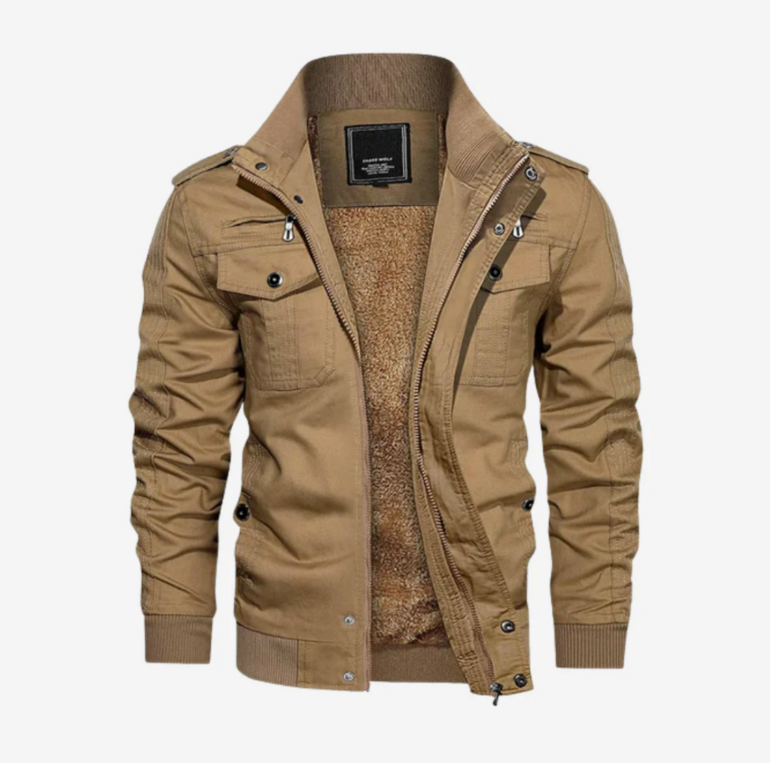 Stilvolle Herbst- & Übergangsjacke für Männer, bequeme Outdoor- & Alltagsjacke.