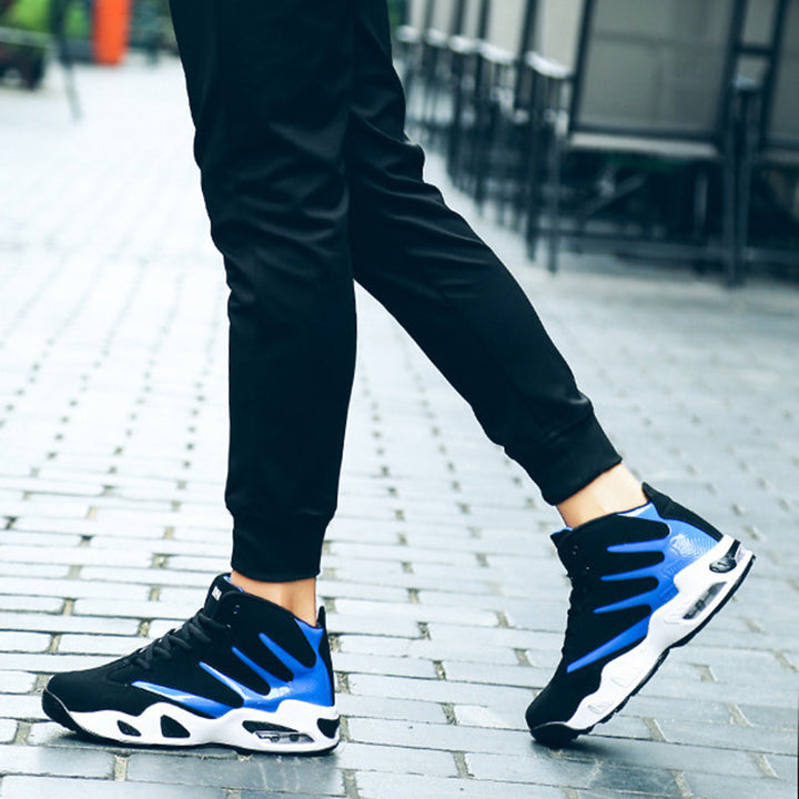 Knöchelhohe Basketballschuhe für Herren & Damen. Bequeme High-Top Sneakers mit Dämpfung und Komfort für lange Spiele.