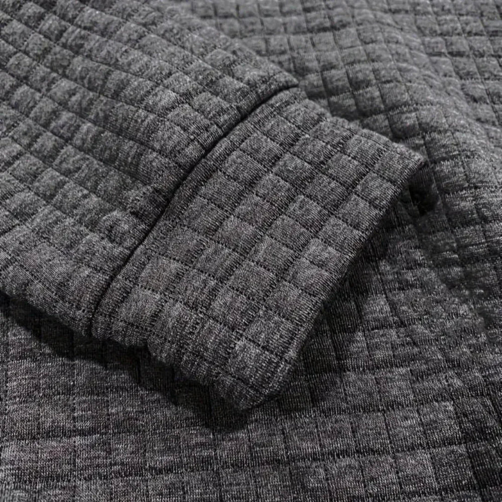 Bequemer Herren Karomuster Hoodie im lockeren Schnitt, ideal für den urbanen Trend & vielseitige Männermode.