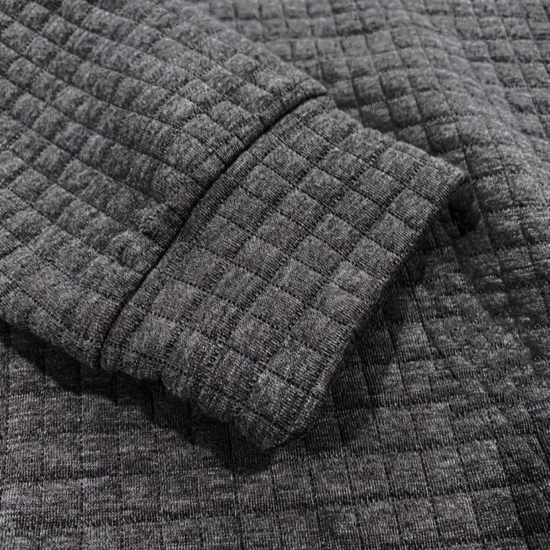Bequemer Herren Karomuster Hoodie im lockeren Schnitt, ideal für den urbanen Trend & vielseitige Männermode.