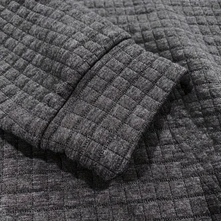 Bequemer Herren Karomuster Hoodie im lockeren Schnitt, ideal für den urbanen Trend & vielseitige Männermode.