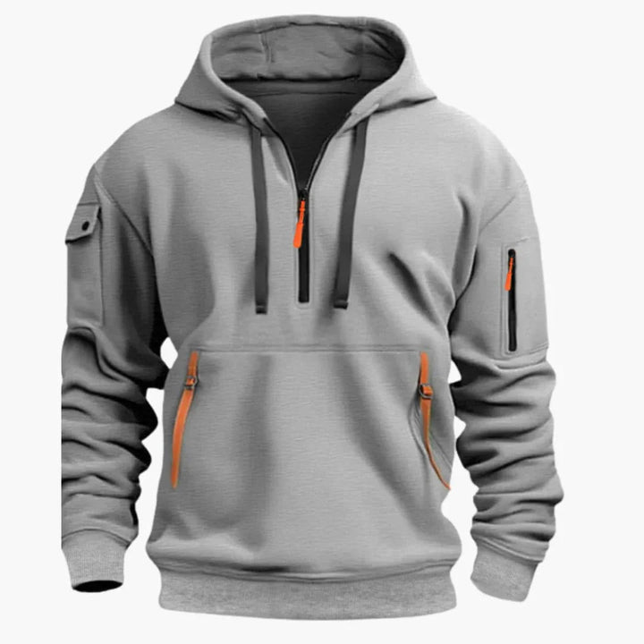 Strukturierter Herren Hoodie, stylischer Pullover für Männer Kleidung, moderner Casual Style & maximaler Komfort.