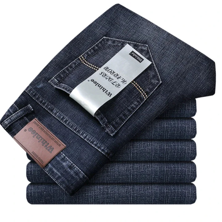 Langlebige, bequeme Herrenjeans mit geradem Bein, Stretch für optimalen Komfort, Alltagsjeans.
