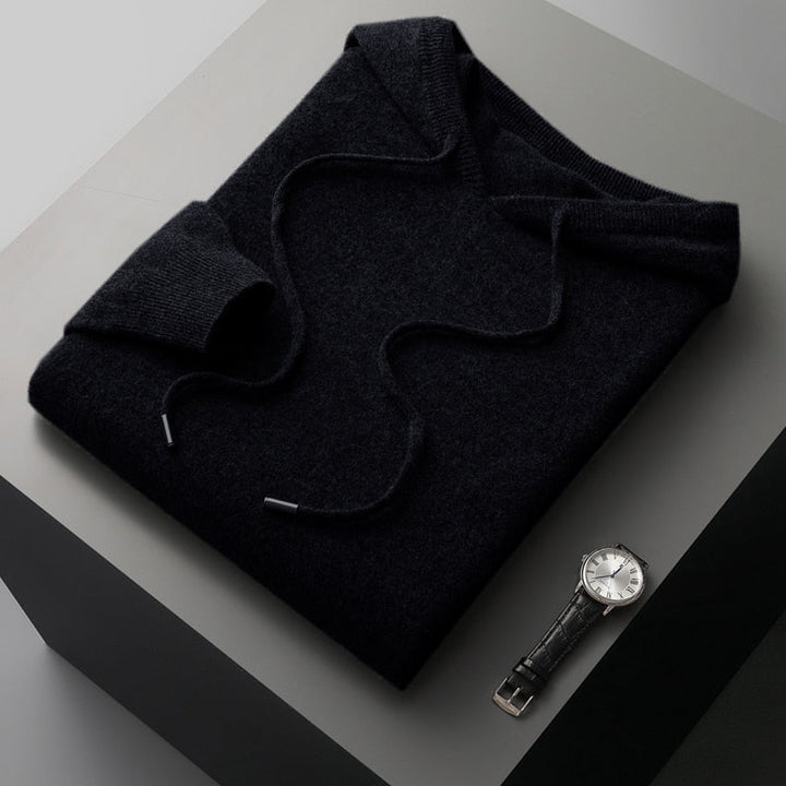 Moderner brauner Herren Kapuzenpullover, vielseitig für Freizeit, Alltag und entspannte Reisen.