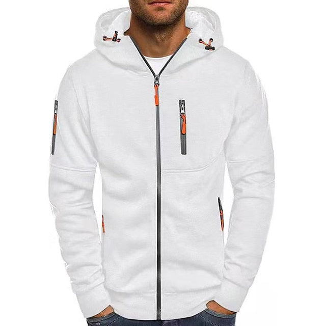 Herren Kapuzenpullover in Grau, ideal für kühle Herbsttage