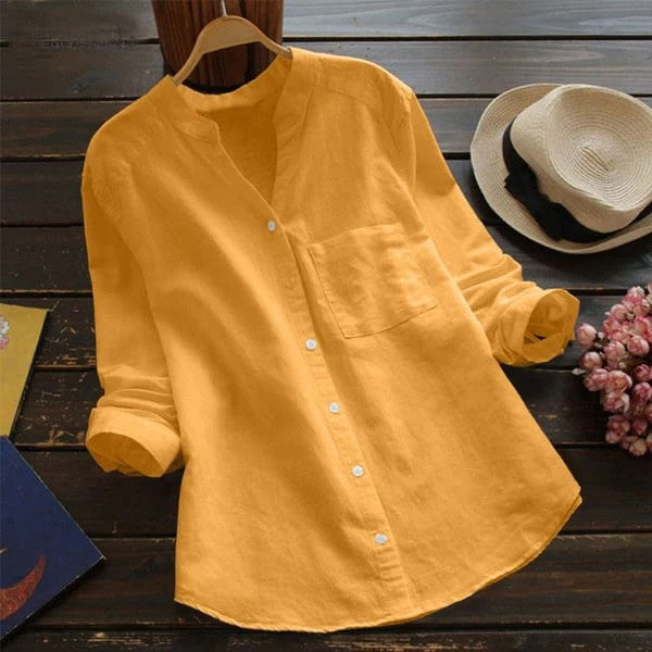 Bequemes Unisex Langarm Freizeithemd aus atmungsaktivem Stoff, perfekt für Sommer & Herbst.