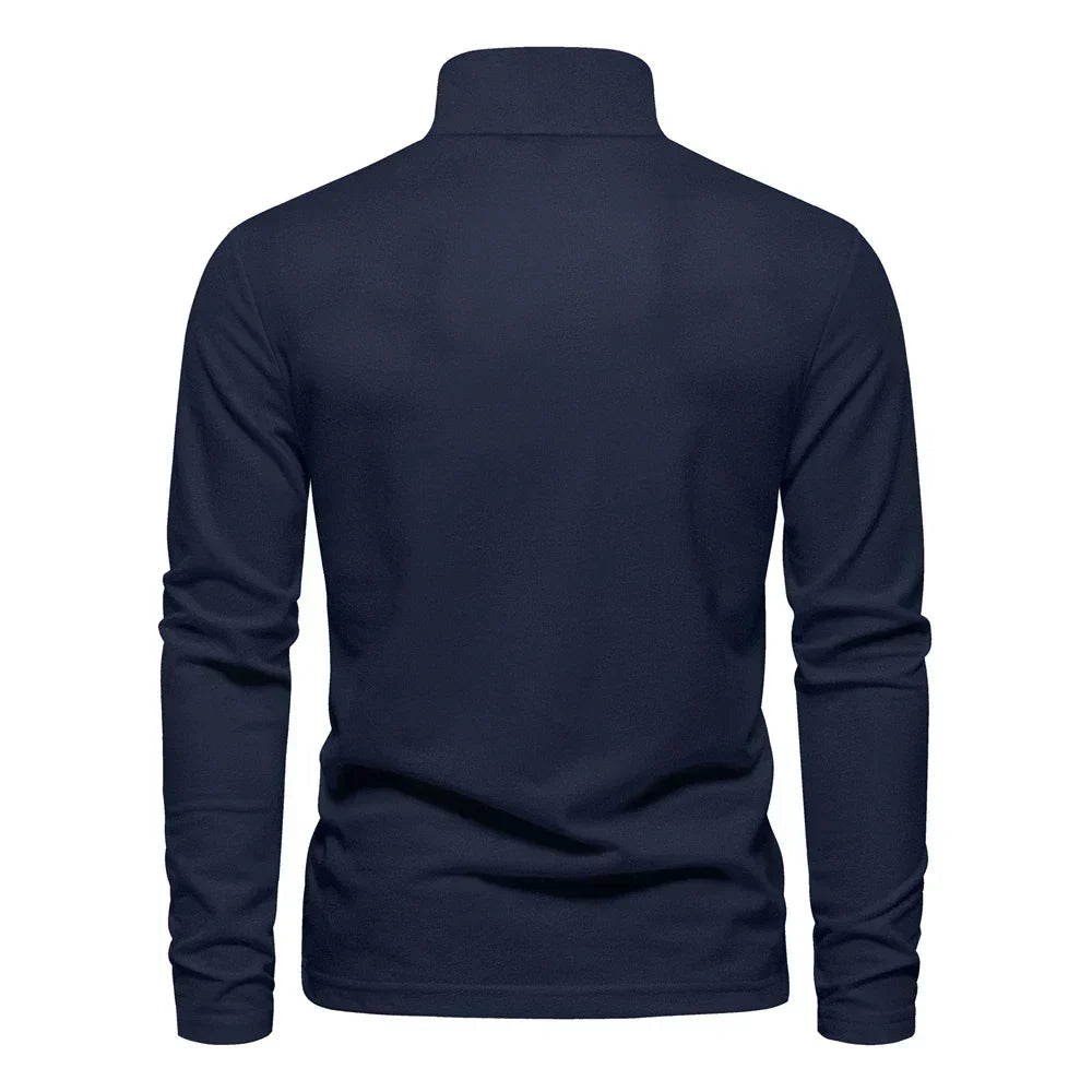 Stilvolles Herren Langarm-Polohemd für Business Casual, Freizeit, ganzjährig. Komfortabel & atmungsaktiv.