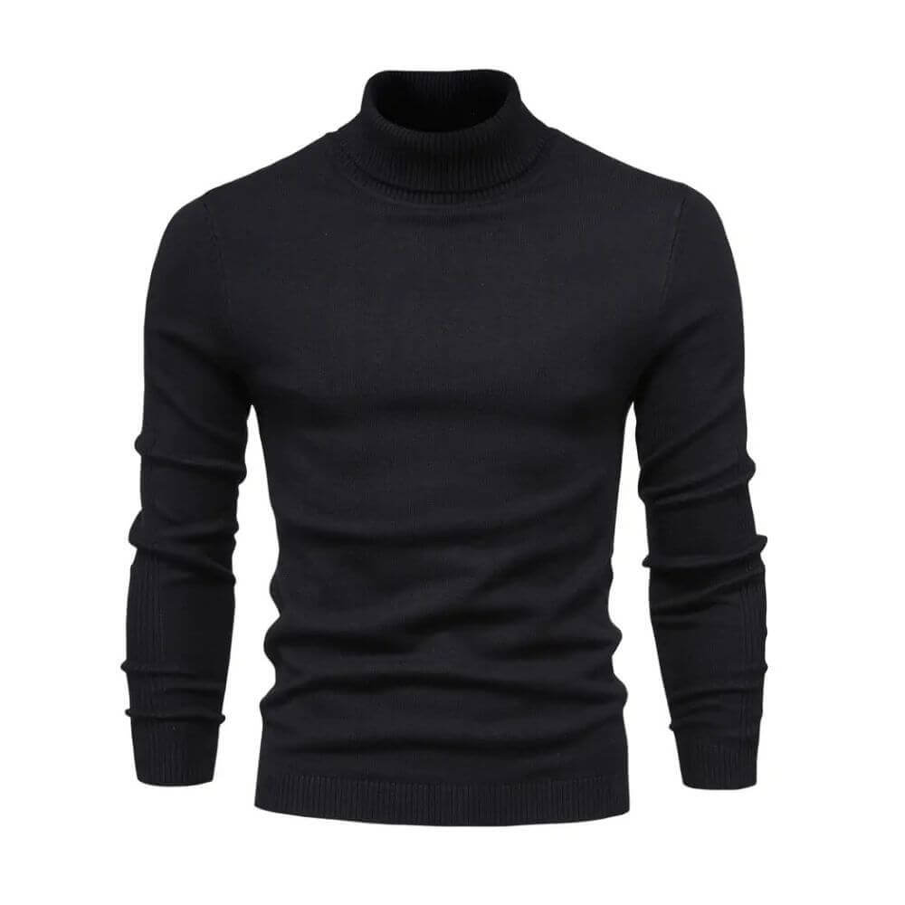 Wärmender Herren Langarm-Pullover, vielseitiges Oberteil für Herbstmode & Wintermode.