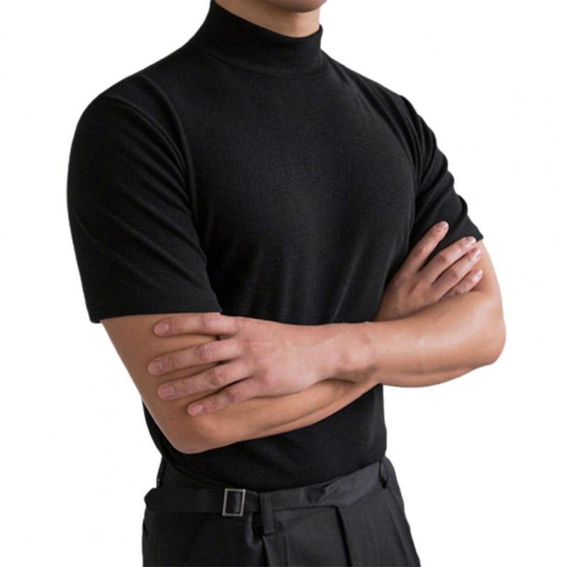 Vielseitiges Herren Herbstshirt, langärmelig, mit klassischem Rundhals. Bequemes Alltagsshirt für Herrenmode.